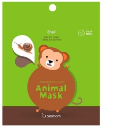 Тканевая маска для лица Berrison Snail (с рисунком обезьянки)