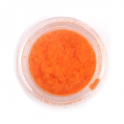 Кашемир для декора ногтей оранжевый